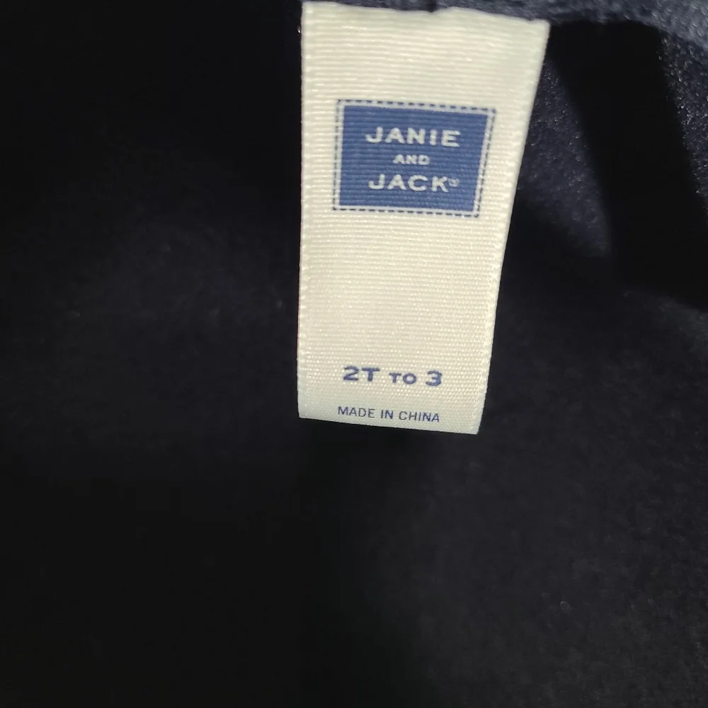 Janie and Jack Navy‎ Blue Hat Size 2T to 3